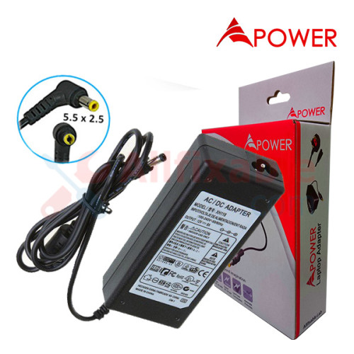 APower LCD Adapter Replacement For AOC 12V 5A (5.5x2.5) 60W LM520 LM720 LM729 LM800 LM914