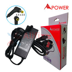 APower Laptop Adapter Replacement For Fujitsu 19V 4.74A (5.5x2.5) 90W SH760