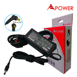 APower Laptop Adapter Replacement For MSI 19V 3.42A (5.5x2.5) 65W CR420