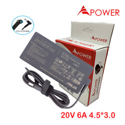 APower Laptop Adapter Replacement For Asus 20V 6A (4.5x3.0) ZenBook 15 UX534 /VivoBook Pro 15 F571GD