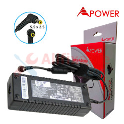 APower Laptop Adapter Replacement For Acer 19V 7.7A (5.5x2.5) Aspire 1360 1500 1520 1600 1610 1620 1660 1670 5010