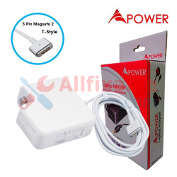 APower Laptop Adapter Replacement For Apple 20V 4.22A (5 Pin Magsafe 2 T-Style) Macbook Pro 15 A1398 A1417