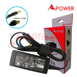 APower Laptop Adapter Replacement For Asus 12V 3A (4.8x1.7) 36W EeePC 701 900 904 1000 1002 1003 MK90 S101 T91 R2