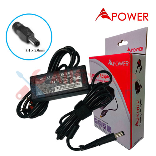 APower Laptop Adapter Replacement For HP 18.5V 3.5A (7.4x5.0) 65W Pavilion G4-1015dx G4-2107ax G4-2205tx G4-2308tx