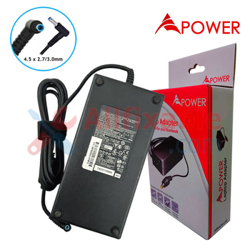 APower Laptop Adapter Replacement For HP 19V 9.5A (4.5x3.0) 180W Pavilion Gaming 17-CD0700nz 17-CD1982nd 17-CD2350nd