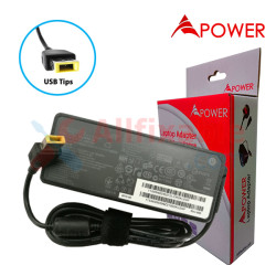 APower Laptop Adapter Replacement For Lenovo 20V 4.5A (USB Tips) B70 G50 Flex 3-15 15 IdeaPad G700 S510p Edge E550 ThinkPad T550 Z50