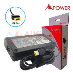 APower Laptop Adapter Replacement For Lenovo 20V 8.5A USB Tips IdeaPad 700-15ISK Y700-15ISK Y70-70