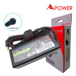 APower Laptop Adapter Replacement For Fujitsu 16V 3.75A (6.0/6.5x4.4) 60W Lifebook Siemens Monte Carlo C20 E330 B2000 AYJ