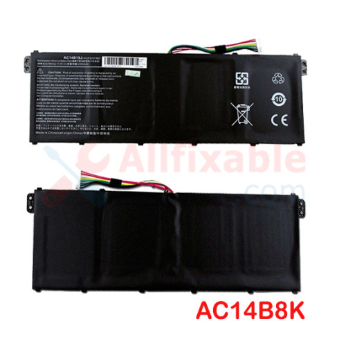 Acer Aspire E3-111 E5-721 ES1-431 A315-55 A515-51 A515-52 AN515-42 SP513-51 G3-571 PH315-51 AC14N8K Laptop Replacement Battery