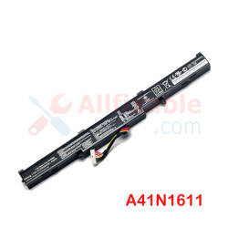 Asus A450C A450E F450C F550D K550D X450E X550CA K751L ROG GL553 GL752VW GL753V A41N1611 Laptop Replacement Battery