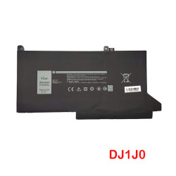 Dell Latitude 7280 7390 7480 E7280 E7480 E7490 DJ1J0 42Wh Laptop Replacement Battery