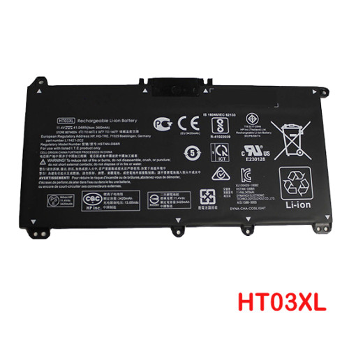 HP Pavilion 14-CE 14-CF 14-CK 14-DF 14-DH 14S-DK 14S-FQ Series HT03XL Laptop Replacement Battery