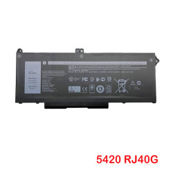 Dell Latitude 5420 5520  Precision 3560 RJ40G 63Wh  Laptop Replacement Battery