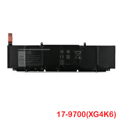 Dell XPS 17 9700 17-9700 Precision 5750 5760 5770  P92F002  P92F003  XG4K6  Laptop Replacement Battery