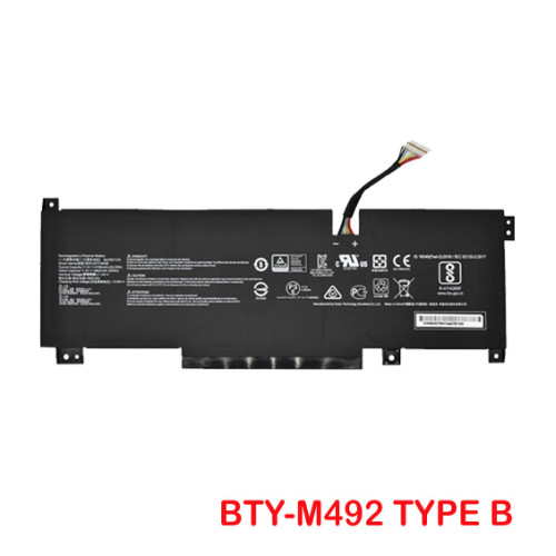 MSI Pulse GL66 GL76 / Sword 15 17 BTY-M492 Laptop Replacement Battery