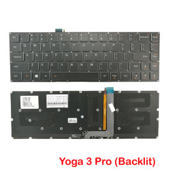 Keyboard Compatible For Lenovo IdeaPad Yoga 3 Pro Series with Backlit Backlight