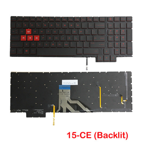 HP Omen 15-CE Series 15-CE000 15T-CE 15T-CE000 15-CE0032TX Backlit 929479-001 929478-001 Laptop Replacement Keyboard
