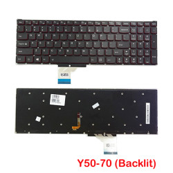 Keyboard Compatible For Lenovo Y50-70 Y50-70A Y50-70AM-IFI Y50-70AS-ISE Y70-70T Y70P-70T with Backlit Backlight