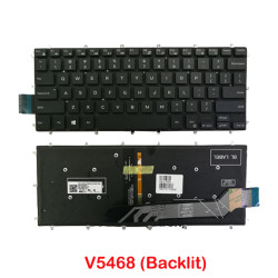 Dell Vostro 14-5468 5471 Inspiron 5480 5482 5580 5581 Latitude 13-3490 3490 P75G P88G P89G Backlit Laptop Replacement Keyboard