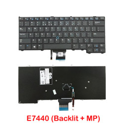 Dell Latitude E7240 E7420 E7440 V141025BS PK130VN2A05 Backlit Laptop Replacement Keyboard