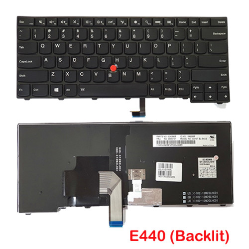 Lenovo Thinkpad  E431 E440 T431S T440 T440P T440S T460 04Y2874 04Y0824 Backlit Laptop Replacement Keyboard