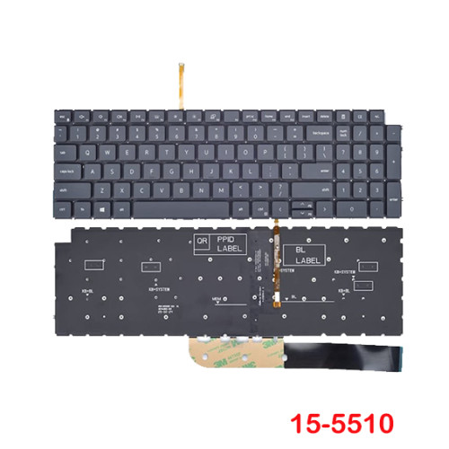 Dell Inspiron 15-3510 15-3511 15-5510 15-5515 16-7610 Latitude 3520 Vostro 5510 5515 7510 NSK-DEHABW A02 Backlit Laptop Replacement Keyboard