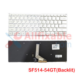 Acer SF514-52 SF514-54GT SF514-55T SF114-32 SF314-59 Silver Backlit Laptop Replacement Keyboard