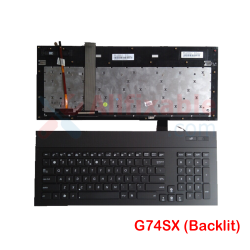 Asus G74  G74SX V126262AS1 04GN562KUI00-1 Backlit Laptop Replacement Keyboard