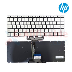 HP 14-CE 14-CF 14-CK 14-CM 14-DF 14-MA 14-DK 14-DH 14-DQ 14S-DQ 14S-CF 14S-DK 14Z-DK Backlit Silver Laptop Replacement Keyboard