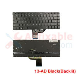 HP Envy 13-AD 13-AD100 13T-AD100 13-AH000 13-AC Black Backlit SN6161BL Laptop Replacement Keyboard