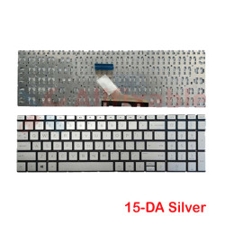 HP Pavilion 15-DA Series 15-DA000 15T-DA 15T-DA000 15-da1188CL Silver Laptop Replacement Keyboard