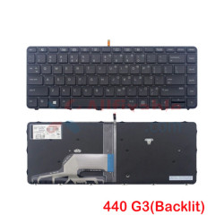 HP ProBook 430 G3 G4 440 G3 G4 445 G3 640 G2 645 G2 Backlit Laptop Replacement Keyboard