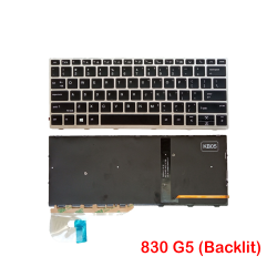 HP EliteBook 730 G5 735 G5 830 G5 830 G6 L13698-001 L07676-001 Backlit Laptop Replacement Keyboard