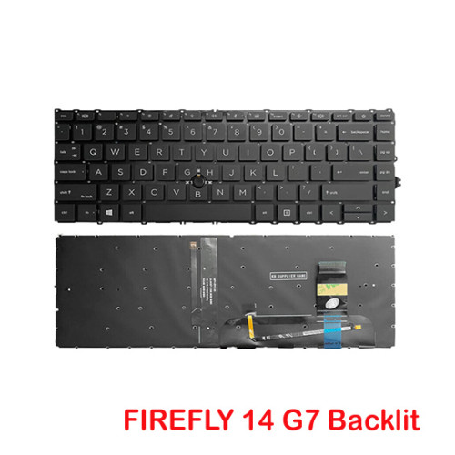 HP ZBook Firefly 14 G7  14 G8  Backlit Laptop Replacement Keyboard