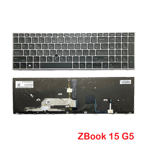 HP ZBOOK 15 G5  15 G6  15 G7  Backlit Mouse Pointer Laptop Replacement Keyboard