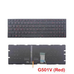 Asus ROG G501 G501V GL502VM FX502VD GL702V CL702VM Backlit (Red) Laptop Replacement Keyboard