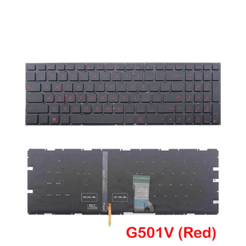 Asus ROG G501 G501V GL502VM FX502VD GL702V CL702VM Backlit (Red) Laptop Replacement Keyboard