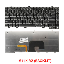 Dell Alienware M14X R2 PK130ML1B00 NSK-AKV01 NSK-AKW01 0M23FN Backlit Laptop Replacement Keyboard