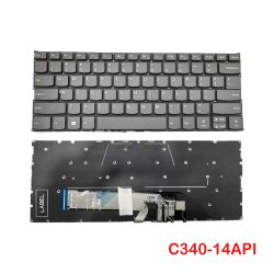 Lenovo Ideapad C340-14API C340-14IWL Yoga C740-14IML 530-14ARR 530-14IKB 9Z.NDULN.F01 Laptop Replacement Keyboard