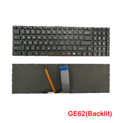 MSI GS60 GS70 GS72 GT72 GE62 GE72 GL72 GP62 GP63 GP72 PE70 Backlit Laptop Replacement Keyboard