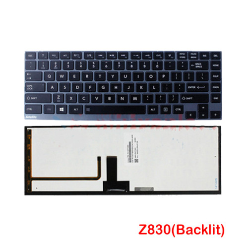 Toshiba Portege Z830 Z835 Z930 AEBU6U00020-US N860-7835-T001 Backlit Laptop Replacement Keyboard