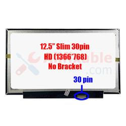 12.5" Slim 30 Pin Lenovo Thinkpad X240 X240S X250 HB125WX1-200 Laptop LCD LED Replacement Screen