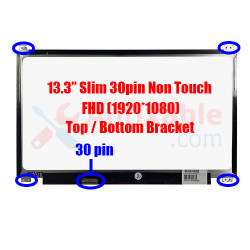 13.3" Slim 30 Pin FHD Asus ZenBook UX305 UX310 UX31 UX32 B133HAN02.1 Laptop LCD LED Replacement Screen