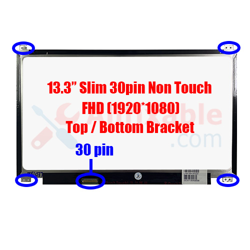 13.3" Slim 30 Pin HD Dell Inspiron 5370 P87G001 B133HAN02.1 N133HCE-EAA Laptop LCD LED Replacement Screen