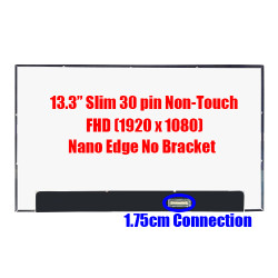 13.3" Slim 1.75cm Connection FHD Dell Latitude 13 3330 13-3330 B133HAN06.8 LQ133M1JW33 Nano Edge No Bracket Laptop LCD LED Replacement Screen