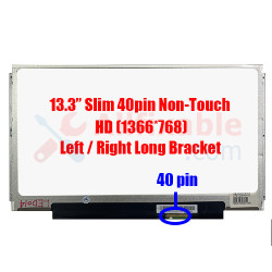 13.3" Slim 40 Pin HD HP Probook 4340S 4341S 5310M 430 G1 430 G2 Pavilion DM3-1000 DM3-2000 B133XW01 V.0 Laptop LCD LED Replacement Screen