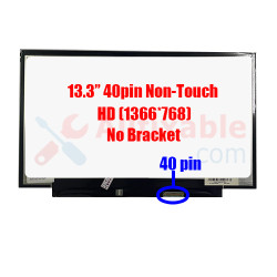 13.3" Slim 40 Pin HD Toshiba Portege R700 R930 Z830 Z835 Z930 Z935 LTN133AT25-601 Laptop LCD LED Replacement Screen
