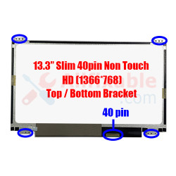 13.3" Slim 40 Pin HD Asus Vivobook S300CA S301 Q301 Q301LA N133BGE-L41 Laptop LCD LED Replacement Screen