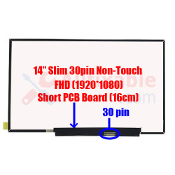 14" Slim 30 Pin FHD Lenovo ThinkBook 14S G2 ITL B140HAN06.8 Nano Edge No Bracket Short PCB Board Laptop LCD LED Replacement Screen