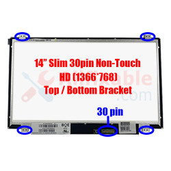 14" Slim 30 Pin Acer Aspire E1-410 E1-472 E5-411 E5-473 V3-472 Z1402 A314-31 Travel Mate P245M N140BGE-E43 Laptop LCD LED Replacement Screen